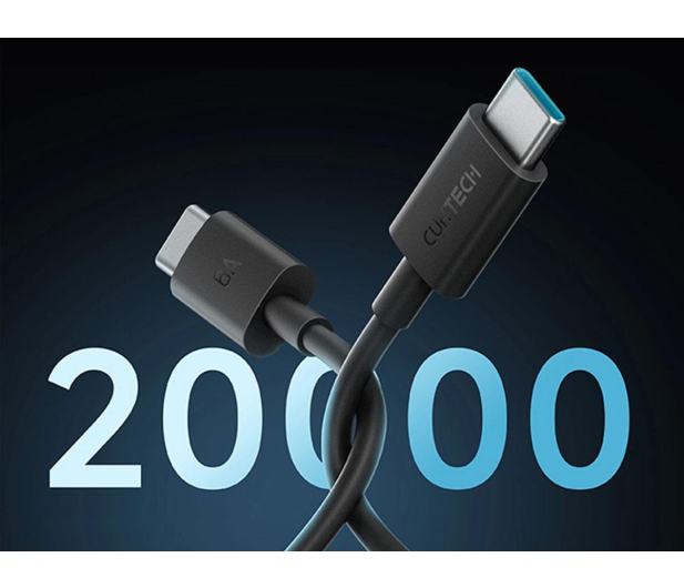 Cuktech Kabel CKCTC615NCBK USB-C 6A 240W 1,5m - czarny - 1487978 - zdjęcie 3